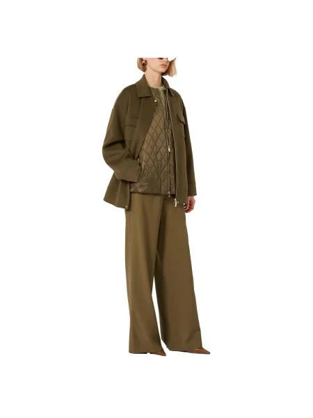 Nohavice Maxmara Studio hnedá