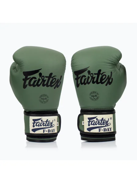 Fairtex F-DAY Limited Edition боксови ръкавици за пикел зелено