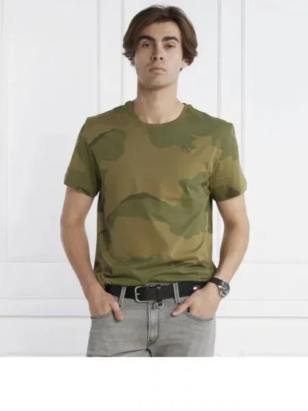G- Star Raw Tricou Desert camo r t kaki