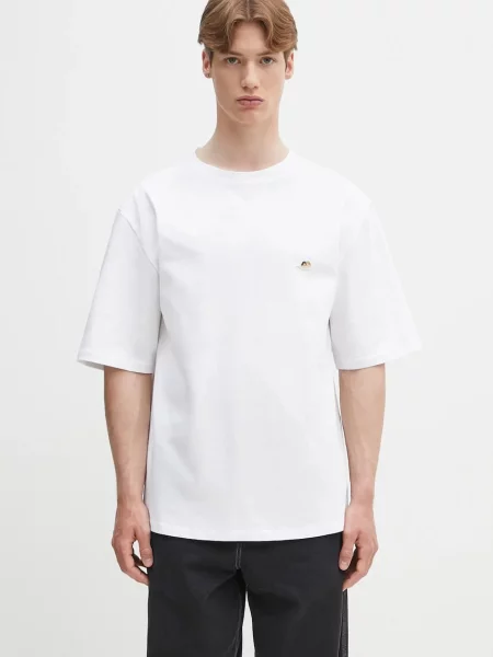 Fiorucci tricou din Angel Patch Relaxed Fit uni alb