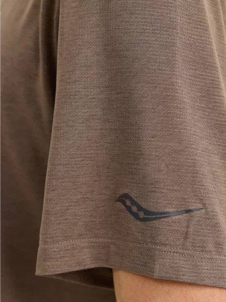 Спортивна футболка Saucony коричневий