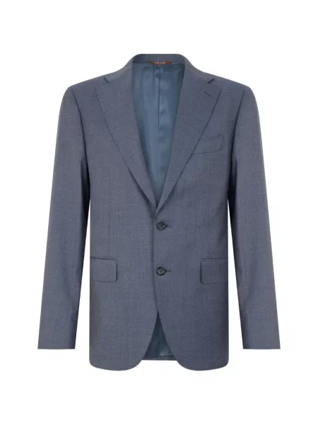 Geacă Canali de lână albastru