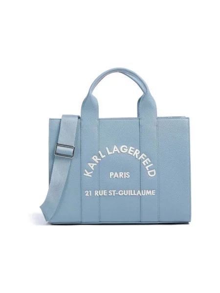 Karl Lagerfeld kabelka typu shopper dámska z imitácie kože K/RSG MD modrá