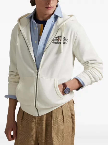 Μικρός κασκέτο Polo Ralph Lauren με χαμηλή μέση υφαίνω διαγωνίως πράσινο