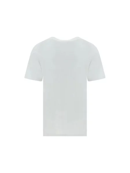 Koszulka Isabel Marant Etoile w jednolitym kolorze z krótkim rękawem casual biała