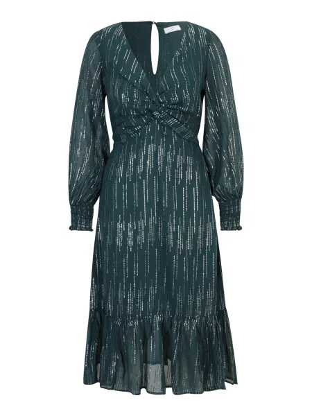 Wallis Petite Rochie smarald / argintiu verde