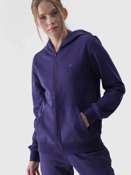 Geacă 4f cu guler înalt negru