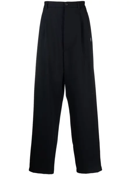 Široké kalhoty Marcelo Burlon County Of Milan z peří modré