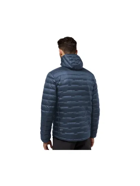 Pánska páperová bunda Jack Wolfskin Passamani Down Hoody midnight sky modrá