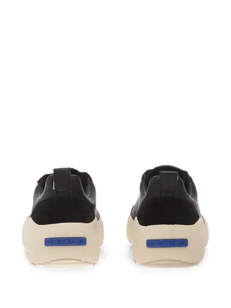 Sneakerși Geox din piele negru