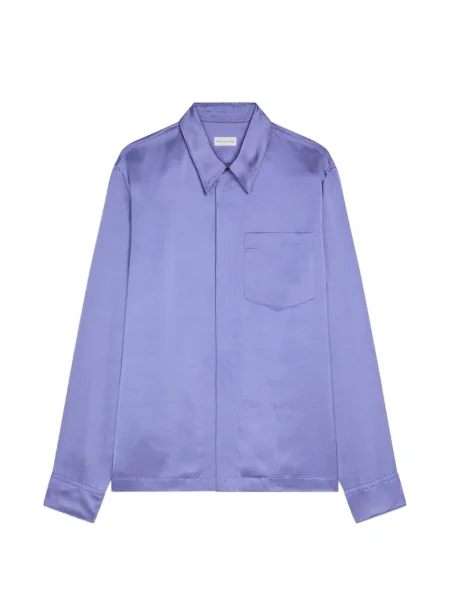 Риза Dries Van Noten виолетово