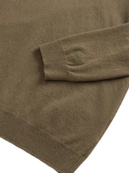 Pulover Woolrich cu decolteu rotund maro