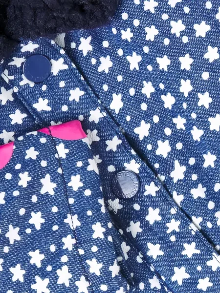 Kurtka dziecięca Stella Mccartney niebieska