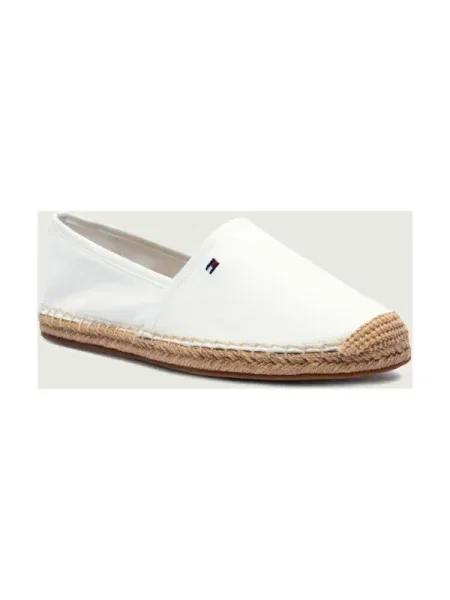 Tommy Hilfiger Espadrilles Flag Canvas Espadrille Ekru fehér