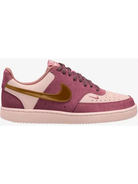 Buty do biegania Nike Court Vision Low LX różowobeżowy bordowy złoty różowe