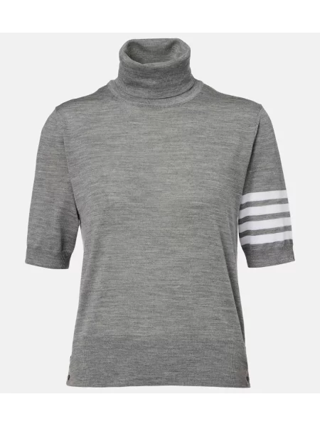 Heláncă Thom Browne de lână gri