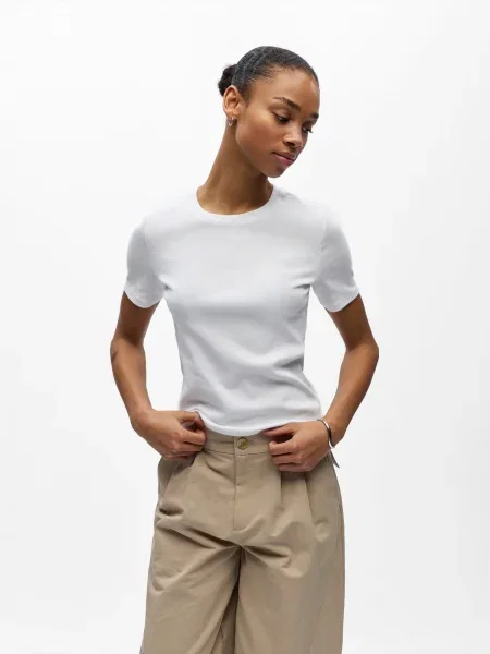 OBJECT Tricou OBJMoli' alb
