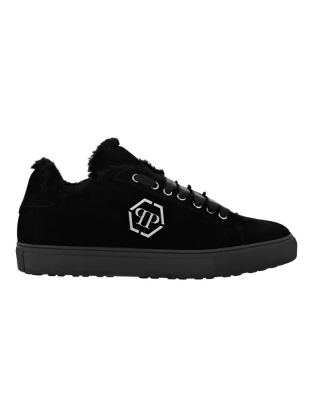 Sneakersy Philipp Plein skórzane czarne