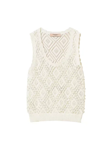 Top Twinset beżowy