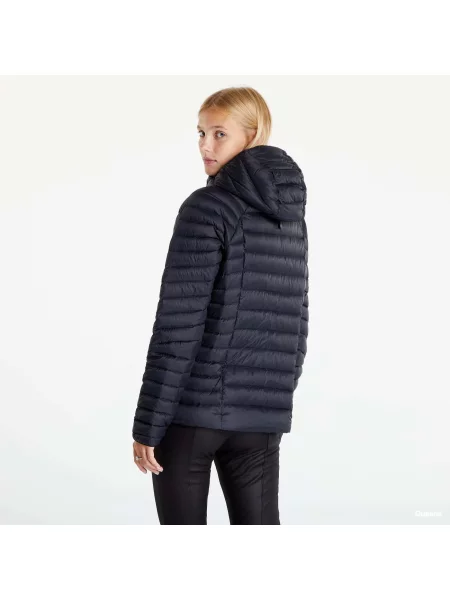 Péřová bunda Patagonia Down Sweater Hoody black černá