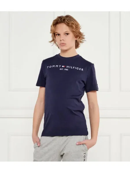 Tommy Hilfiger Póló Essential Sötétkék Regular Fit kék