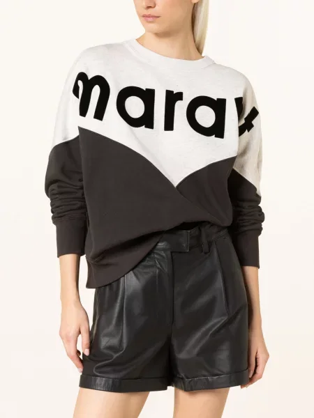 Marant Étoile Bluza Nierozpinana Houston grau czarna