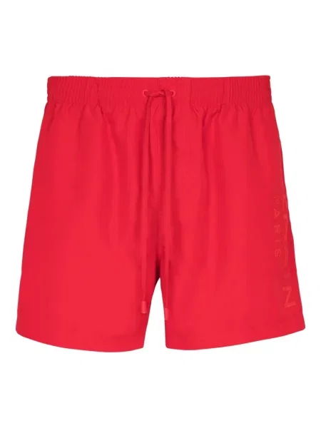 Spodní díl plavek Balmain s výšivkou červený