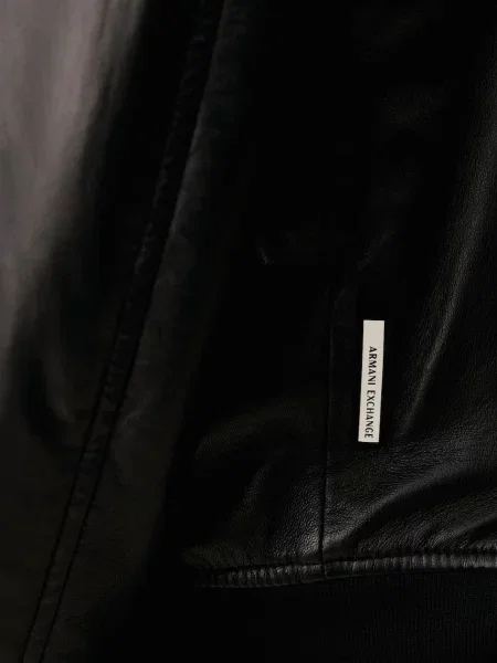 Кожаная куртка Armani Exchange