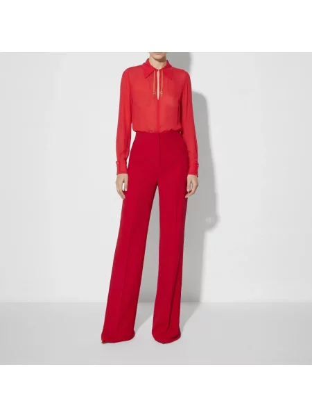 Spodnie Elisabetta Franchi czerwone