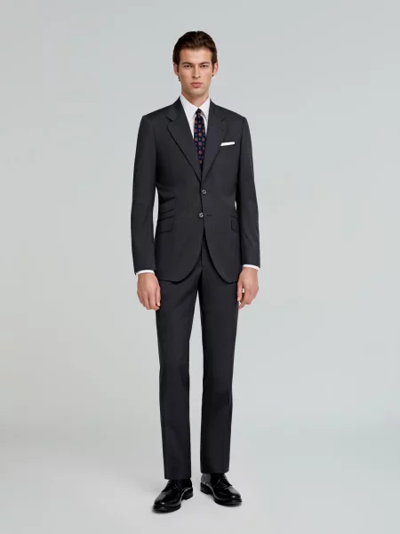 Scalpers Oblek Liso tmavě šedá