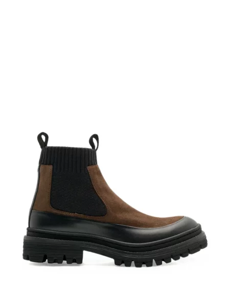 Botine chelsea Lottusse din piele maro