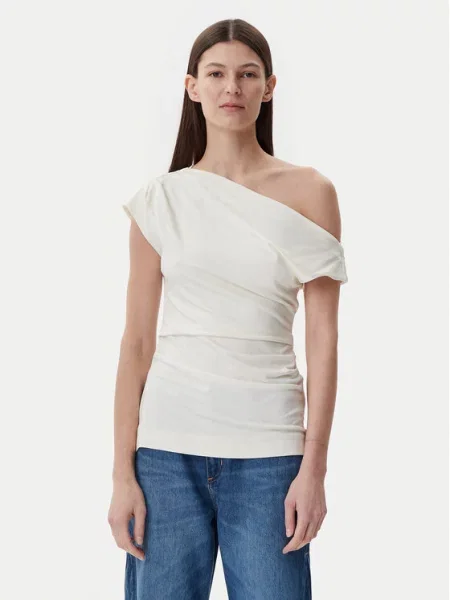 BOSS Bluza Kremna