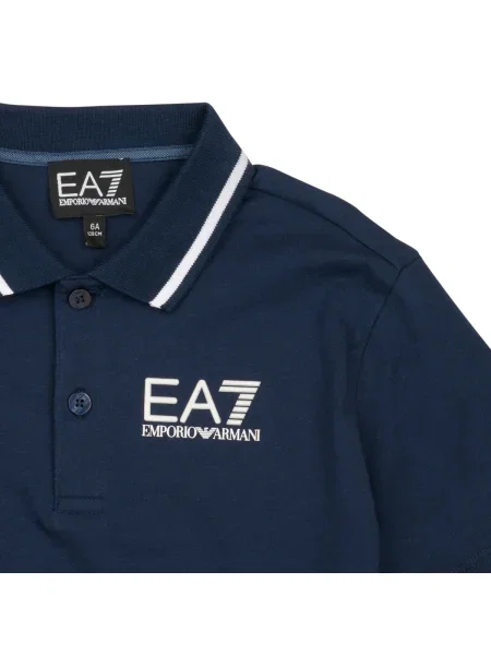 Tricou copii Emporio Armani Ea7 albastru