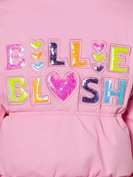Billieblush Kurtka Pikowana Z Cekinami rosa różowa