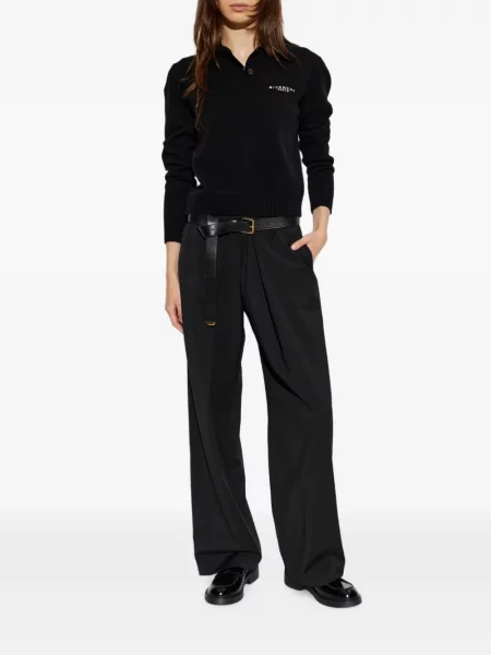 Top Givenchy cu broderie negru