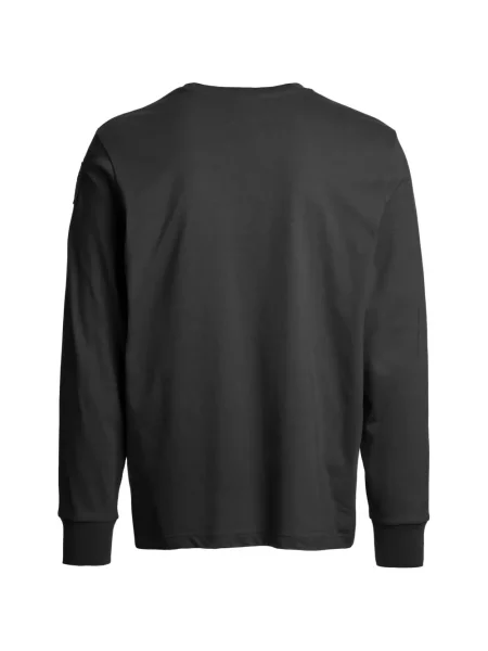 Lung tricou Parajumpers cu autograf negru