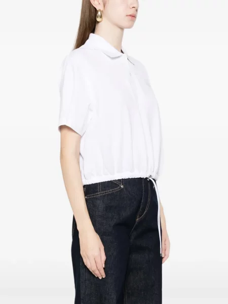 Húzózsinór felső Moncler fehér