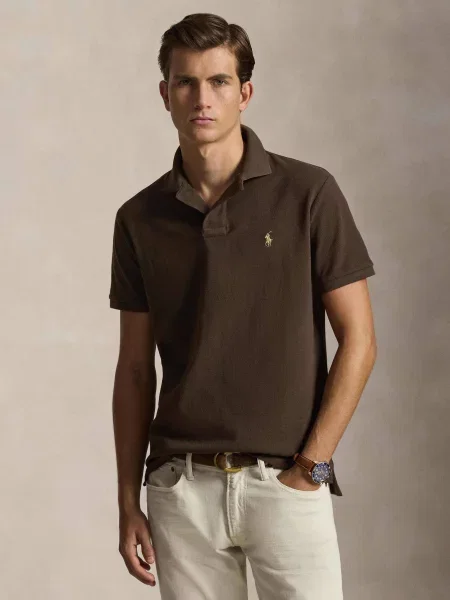 POLO RALPH LAUREN Tenisz póló | Custom slim fit sárga