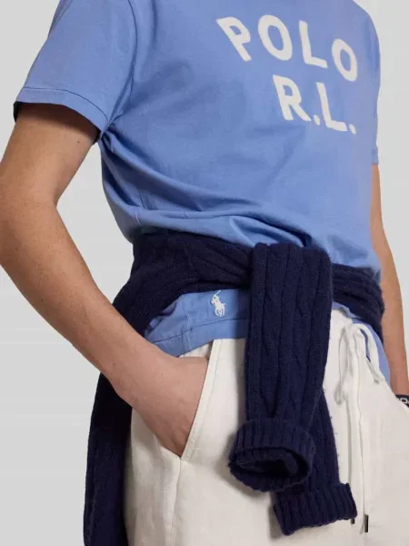 T-shirt o kroju loose fit z czystej bawełny Polo Ralph Lauren