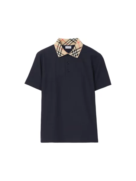 Koszulka polo Burberry niebieska