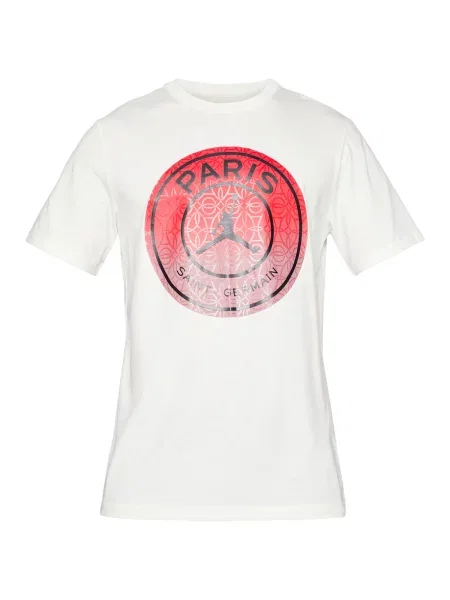 Jordan Majica PSG svetlo bež / rdeča črna