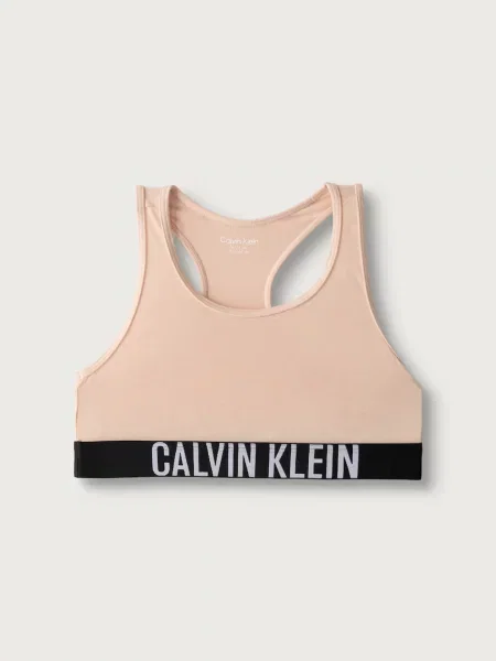 Calvin Klein Underwear podprsenka detská s elastanom oranžová