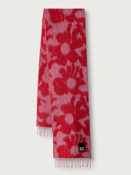 Marimekko fular pentru femei cu lână roz