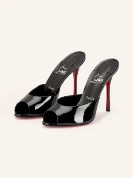 Christian Louboutin Klapki Me Dolly schwarz czarne
