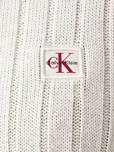 Calvin Klein Jeans пуловер дамски от бежово
