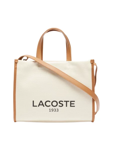 Lacoste torebka beżowy