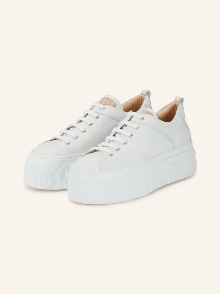 Sneakersy AGL białe