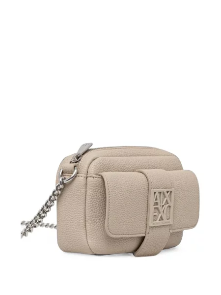 Geantă Armani Exchange cu autograf