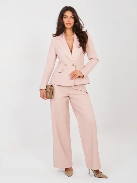 Spodnie Italy Moda różowe