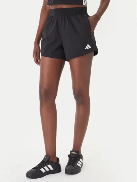 Sporto salė sportiniai šortai Adidas juoda
